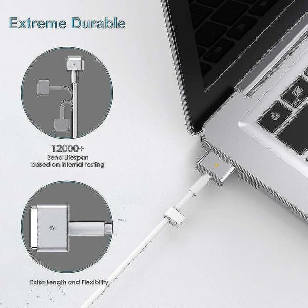 85w Magsafe 2 Strømadapter Oplader Til Macbook Pro 13 15 Tommer Retina-eu