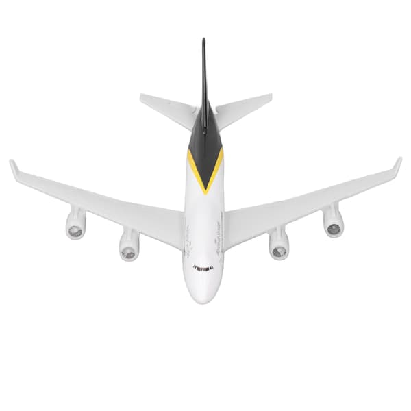 Legeringsflymodell med stativ Simulert flymodell Transportflymodell for modellsamlere og luftfartsentusiaster