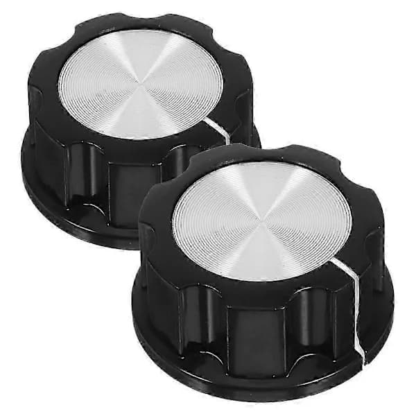 2 Pcs. Air Fryer Timer Knob Replacement ABS Switch Knob for Oven Stove Kitchen Appliance Black 3cm