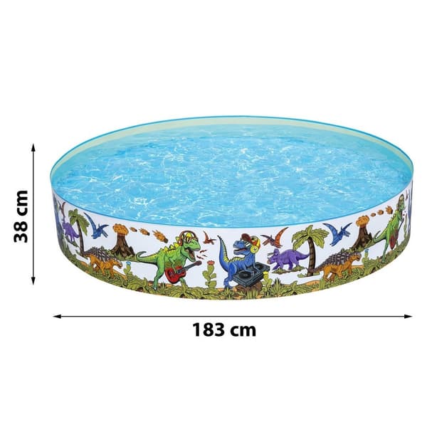 Barnpool dinosaurie 183 x 38 cm Bestway 55022