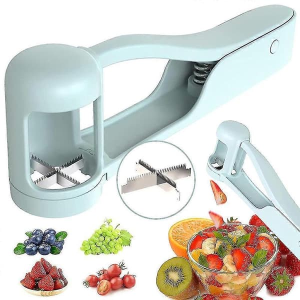 Grape Dividers Grape Slicer Quarter Cutter Tool for Fruit Vegetable Grape Cherry Tomato Cutter, Kitchen Utensil Fruit Slicer for Vegetable Fruit Salad