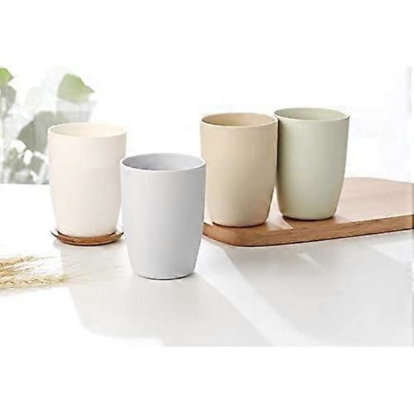 Munkopp Tjock Tandborstkopp Plastkopp Tvätt Tandborstkopp Män och Kvinnor Borstkoppar Kreativ Förtjockning Rese Barn Tvättkopp Par Borstning