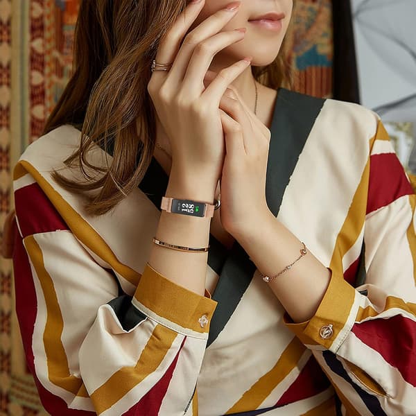 2-pak armbånd kompatible med Fitbit Inspire 2/ Inspire HR/Inspire, armbånd i rustfrit stål