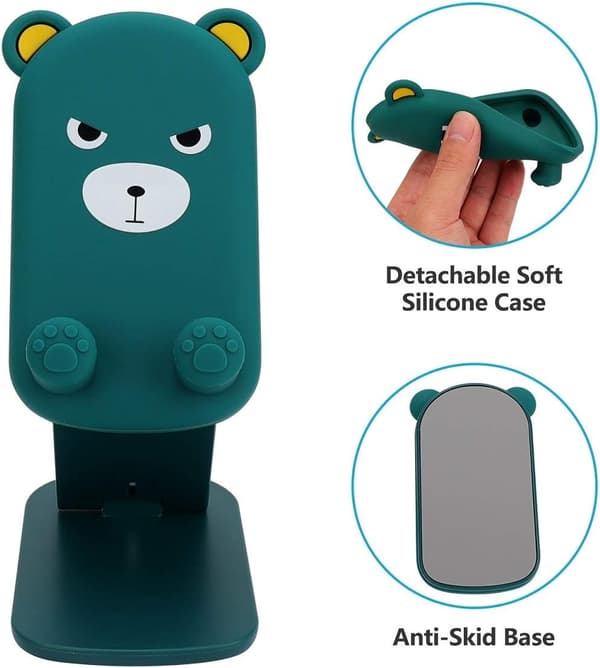Cute Foldable Cartoon Phone Holder, Portable Universal Desktop Holder