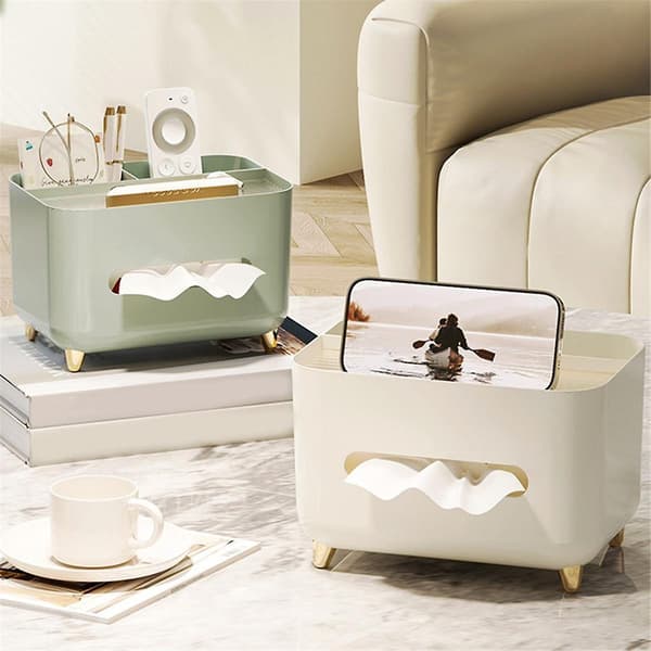 Tissue Storage Box, Multifunctional Tissue Box Holder, Modern Tissue Dispenser, Tissue Cover Nights