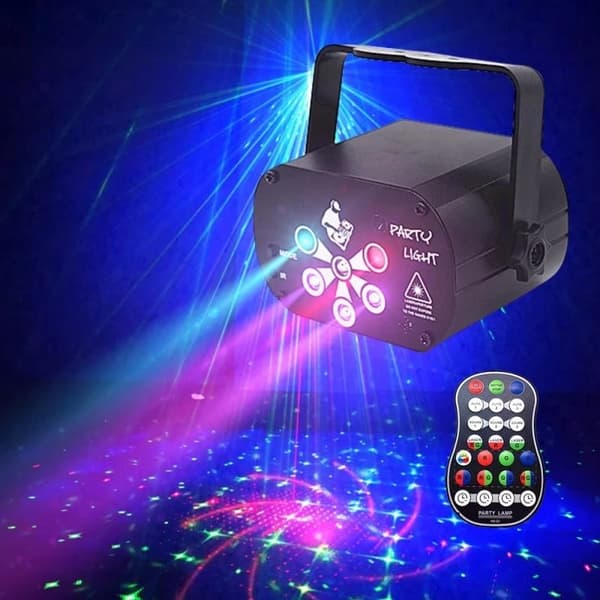 Mini laser light UV6 holes 60 figure USB pattern starry sky pr