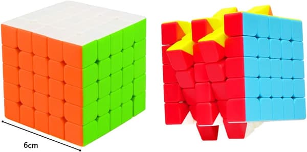 Speed Magic Cube 5x5, klistreløs 5x5x5 Speed Magic Cube Puslespill