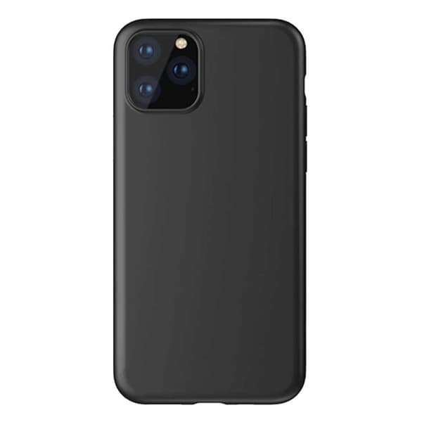 Tykt svart iPhone 11-deksel mobildeksel 1 mm TPU