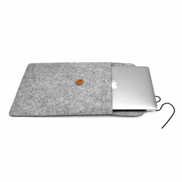 Computeretui Laptop Sleeve Grå Filt - 11.6 Tommer