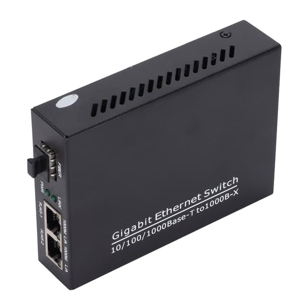 2-ports Gigabit Ethernet-switch TBC-MC3712E-SFP Plug Play Stabil Robust Computernetværksswitch 100-240V US-stik