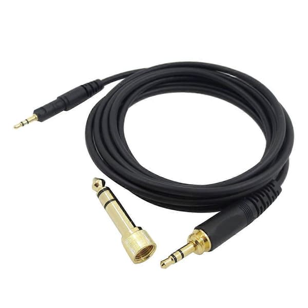 Erstatningskabel til Audio-Technica ATH-M50X M40X M60X M70X Hovedtelefoner 6.35mm