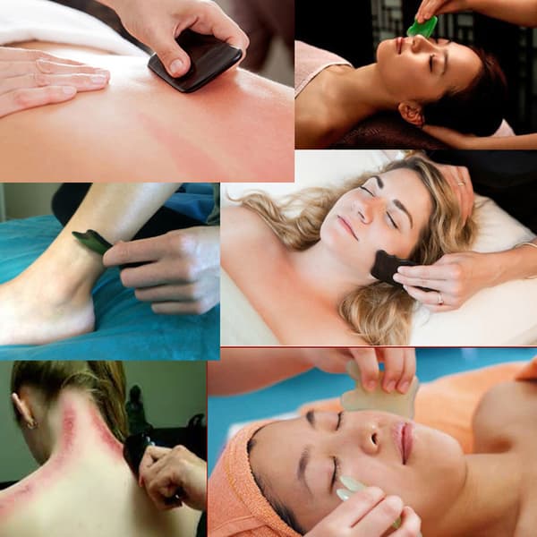 Body Scraping Massage Tool Facial Stone Guasha Board Tool