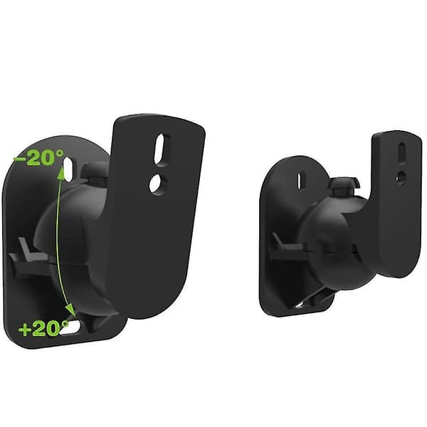 【XJ】4 st Universal Speaker Wall Mount Ceiling Stand Clamp With Adjustable Swivel and Tilt Angle-yux