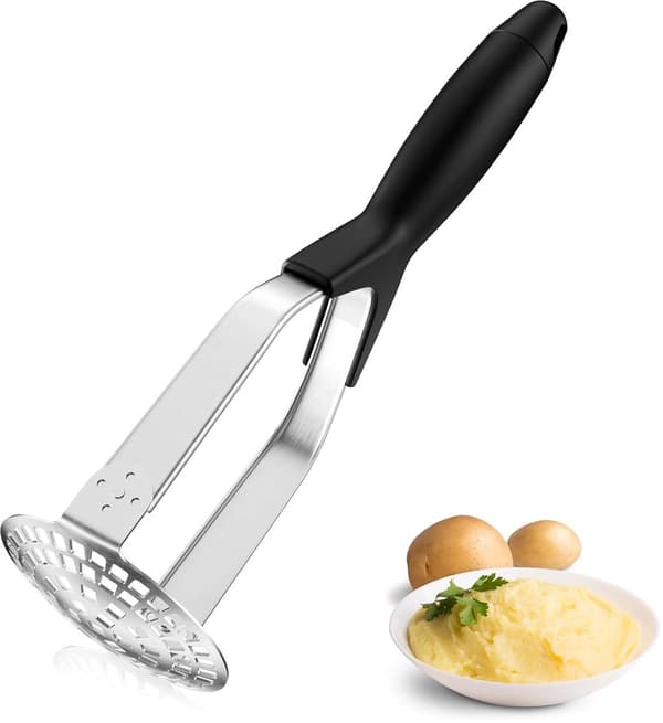 Kartoffelmoser - rustfrit stål - ergonomisk design