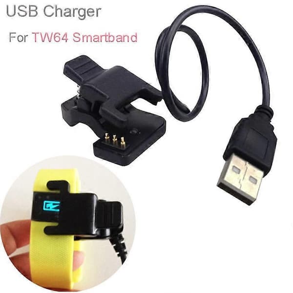 USB-opladerkabel til TW64 Smartband Armbånd Oplader TW07