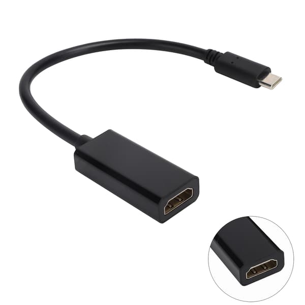 High Definition Multimedia Interface Adapterkabel 4K Han til Hun Plug and Play til Computer