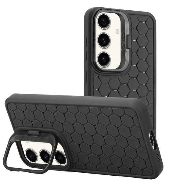 For Samsung Galaxy S24 5G Honeycomb Radiating Lens Holder TPU-mobilskall