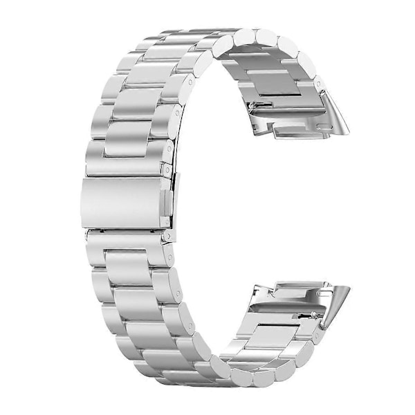 För Fitbit Charge 5 Armband Metallarmband Svettresistent Hållbart Loopband