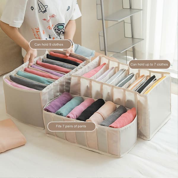 Moisture-proof Fabric Clothes Storage Box, Large Capacity, Thicker, Anti-scratch, Home Clothes Storage Case 1 1