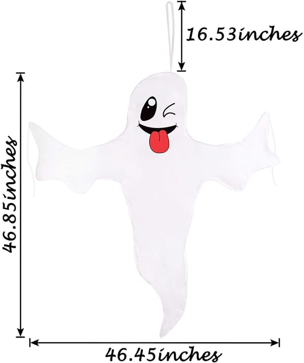 Halloween Spøgelse Hængende Udendørs Dekoration - Venlig Spooky Fest Su