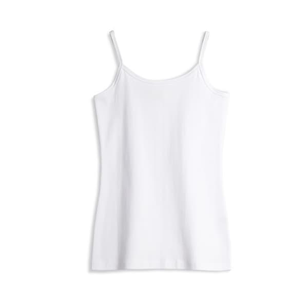Vit (M) Liten Halterneck Vest Kvinner Sommer Ny Ensfarget Slim Fit