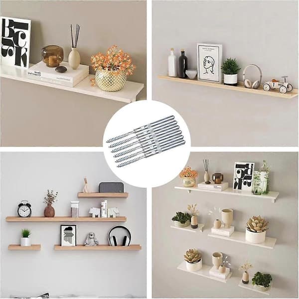 Floating Shelf Support Bracket, Hidden Brackets for Floating Wood Shelves - Blind Shelf Supports - Good Support As Shown As Shown