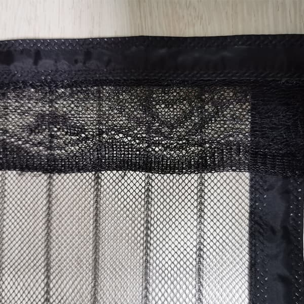 Magic Mesh Magnet insektsnät för dörr svart - Extra stark magnet