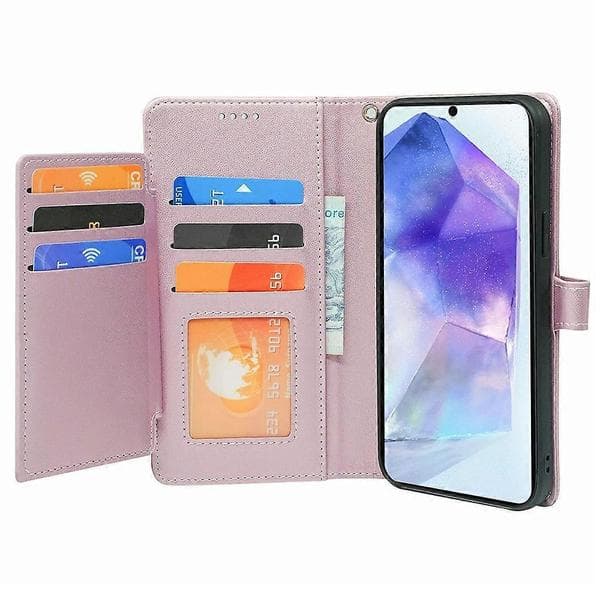 Compatible Case for Samsung Galaxy S26+ with 9 Card Slots, PU Leather Stand, Phone Case