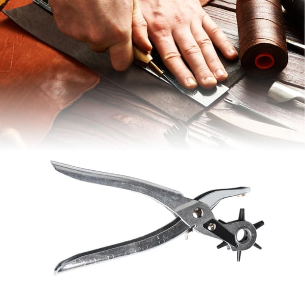 Belt Hole Puncher 2mm 2.5mm 3mm 3.5mm 4mm 4.5mm Multifunctional Spring Steel Efficient Leather Hole Tool