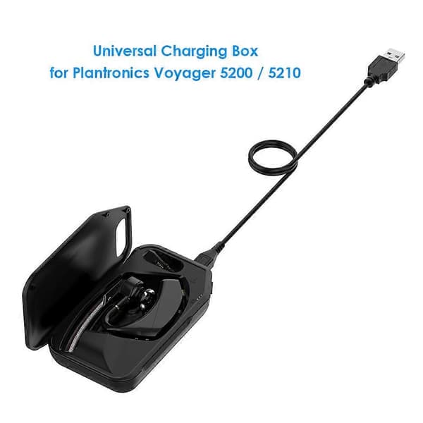 Etui til Plantronics Voyager 5200/5210 hovedtelefoner, Sort