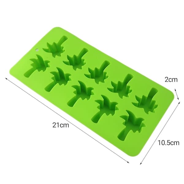 Ice Cube Mold Reusable Heat-Resistant DIY Pineapple Coconut Palm Style Silicone Mold Ice Ball Maker