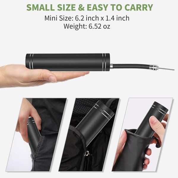 Automatisk bollpump USB uppladdningsbar bärbar bollpump Inte