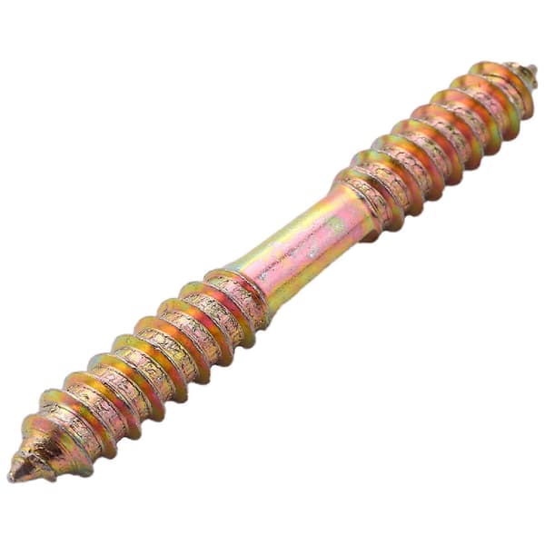 M8 x 70 mm Dobbeltsidig Tre-til-Tre Møbelfesteskruer 5 stk
