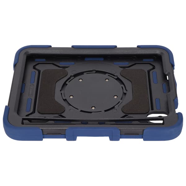 Tablet Case for IOS Tablet 2021 Mini 6 8.3 inch Gen 6 Shockproof Protective Case with 360° Rotating Stand Pen Holder Navy Blue