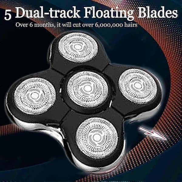3 STK Blade Pro Erstatningshode for Remington Balder Pro XR7000 5 Dual Track Barberhoder Profesjonelt Erstatningshode