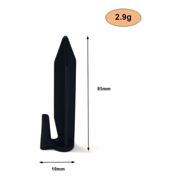 100-pack begränsningskabel fästpinnar, tillbehör för