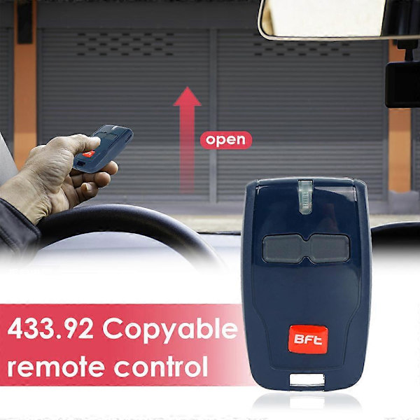 BFT 433.92MHz Transmitter Remote Control Key Copy for Gate and Garage Door two button