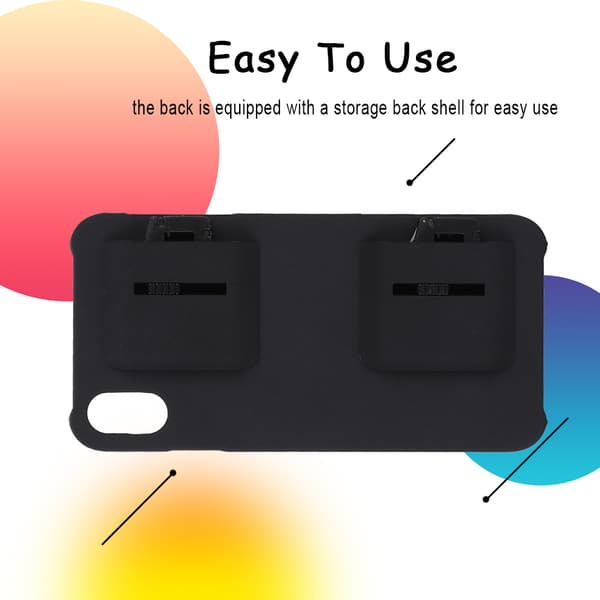 2-in-1 Portable Integrated Mobile Phone Case Shell Gamepad Button for iPhone XS MAX