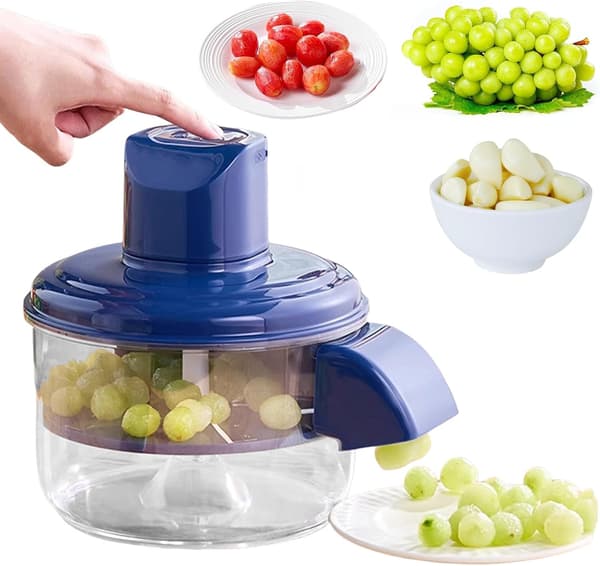 Grape Peeler, Automatic Electric Garlic Peeler, Rechargeable; a Peeling Tool Suitable for Fruits such as Cherries and Tomatoes