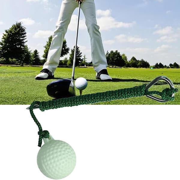 Golf Club Training Rope, Practice Ball, Swing Training, Outdoor Sports Practice Tool