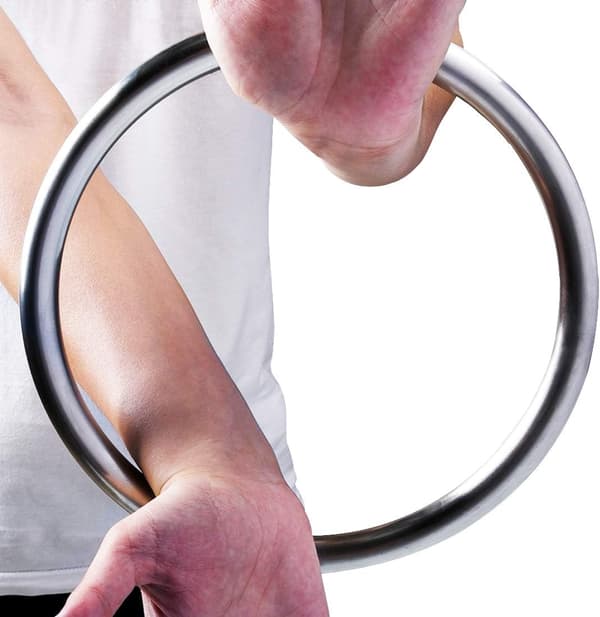 Rostfritt stål ring - Handmuskelträning - Wing Chun - Kung Fu - Tsu