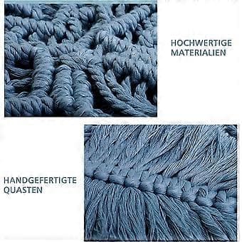 Makramé Veggdekorasjon, Bohemsk Stil Håndvevd Tapet, Soveromsdekorasjon Håndverksgave. 35*60cm