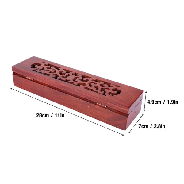 Vietnam Nanmu Incense Sticks Box Lying Incense Burner Assorted Hollow Incense Box (#1)