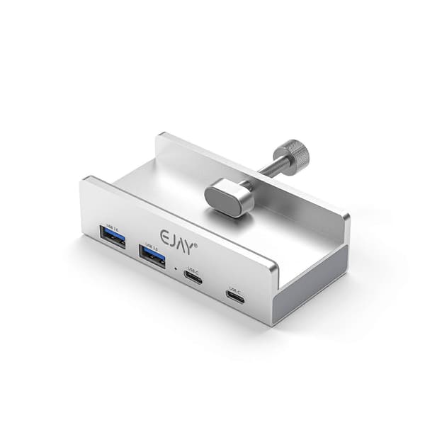 Muti-Port Clamp Typ C 3.0 HUB för skrivbordsmonterad klämma USB HUB Skrivbord Typ C 3.0 Splitter