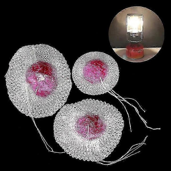 100% New 10pcs 65/85/100mm Gas Lantern Mantle Kerosene Gas Lamp Protector Durable Mesh Mantle