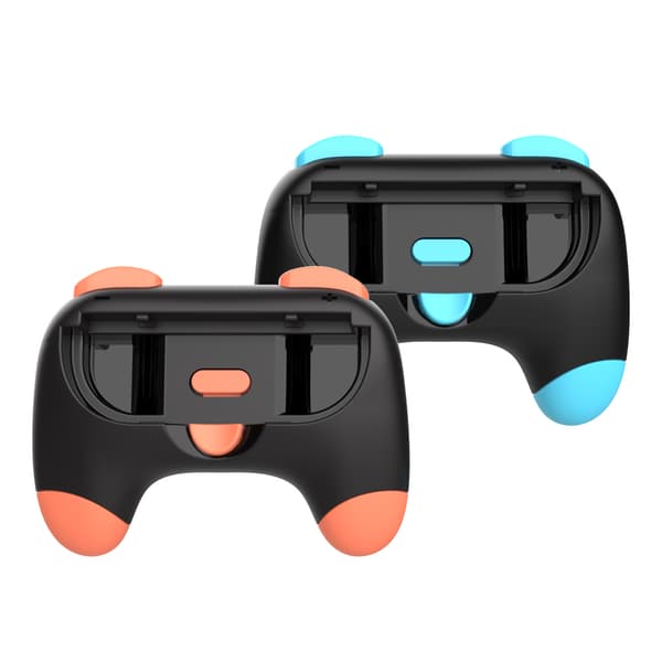 Grepp för Nintendo Switch 2 (2025) Joy-Con 2, Hållbart och halkfritt Switch2-handkontrollgreppkit, Switch-hållare tillbehör för NS2 JoyCon2 Orange Blue