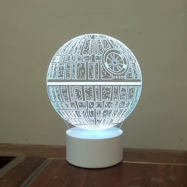 1. 3D-nattlampe for basketball, bursdagsgave, lampe, lyser