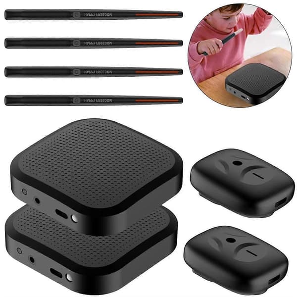 Portable Electronic Air Drum Set - Virtual Drumsticks and Pedals, Perfect for Beginners, Kids, and Adults A