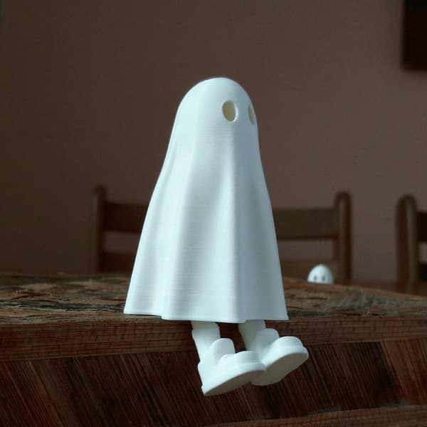 Halloween-spøgelse med ben dekoration festlegetøj Hvid m White_tfrf m White m White