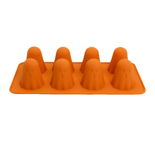 Giftfri spøgelsesform silikoneforme til DIY-dessert Halloween-tema fejring